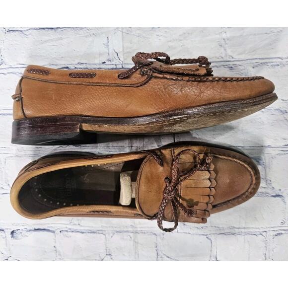 Allen Edmonds MENS SIZE 10.5 Everson Dress Shoes Kiltie Tassel Slip On Loafers main image 8